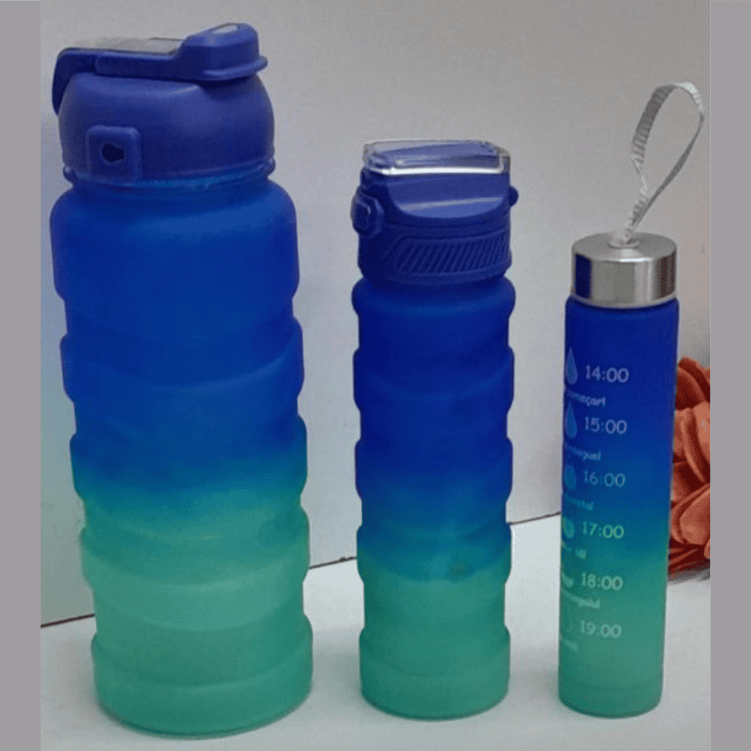 3-in-1 Water Bottle Set
