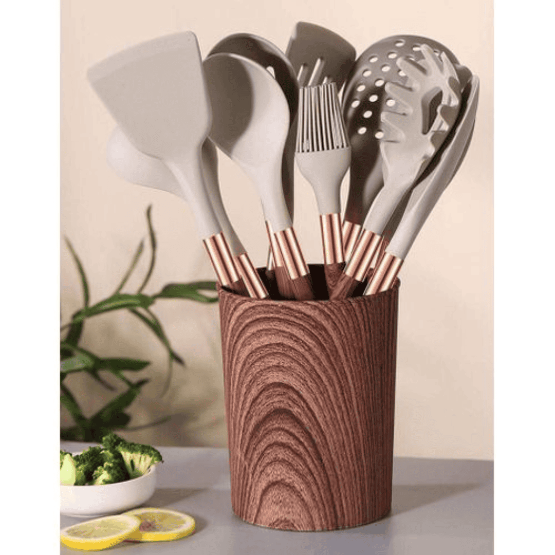 11pcs Silicone Spoon Set