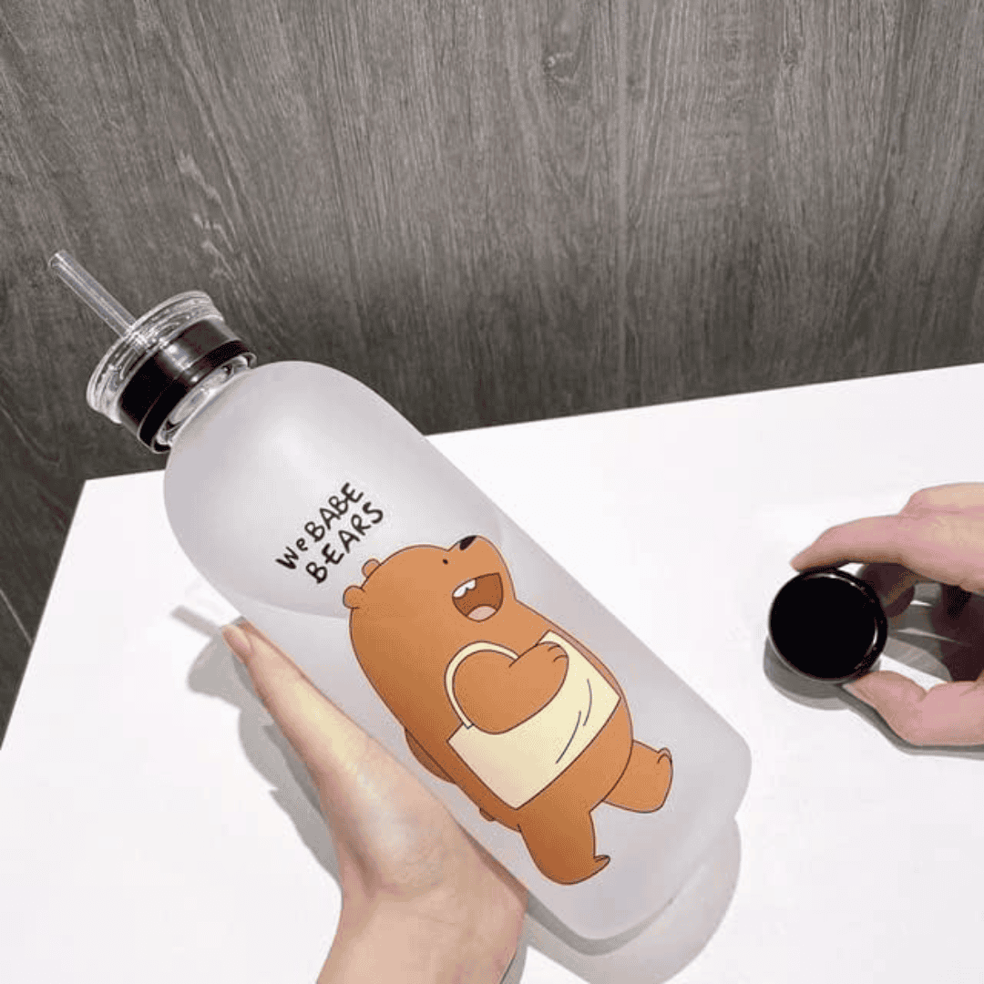 1000ml Frosted Water Bottle