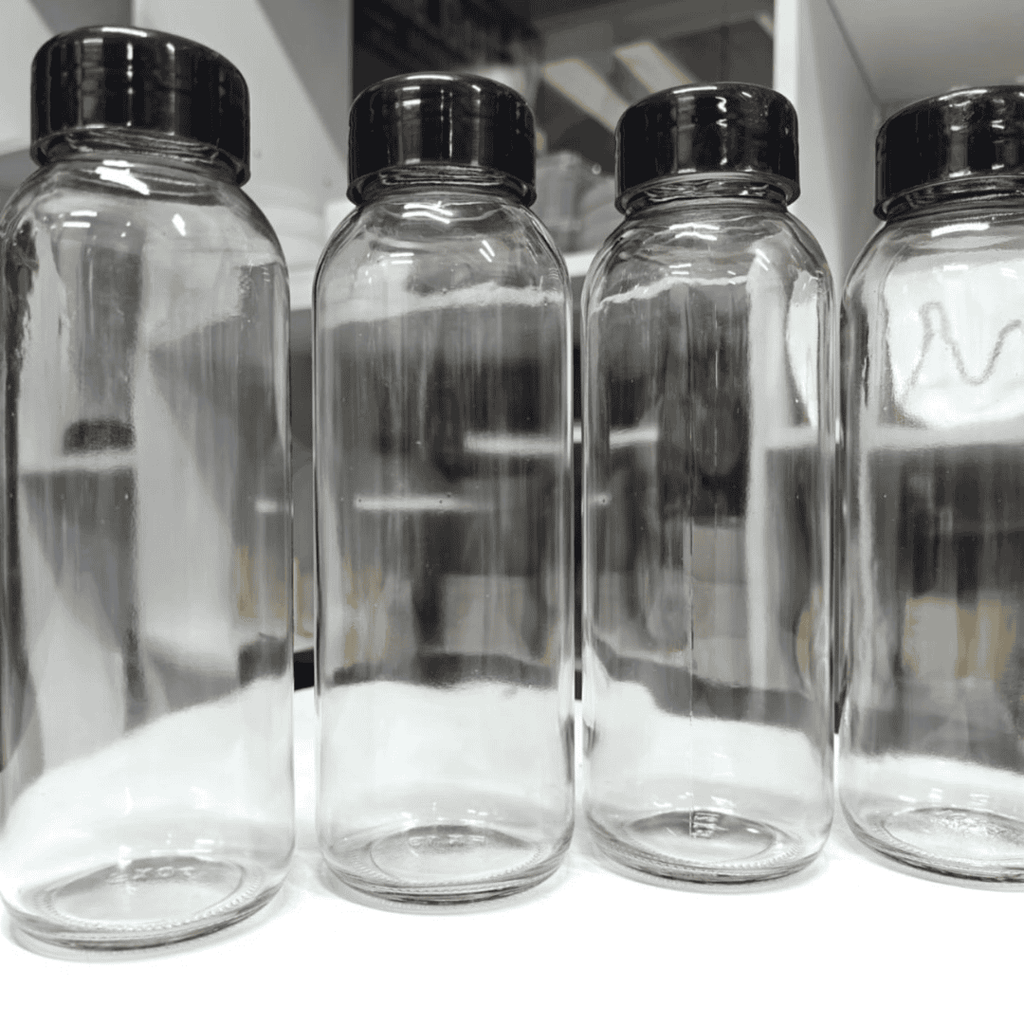 Reusable Glass Juice Bottles