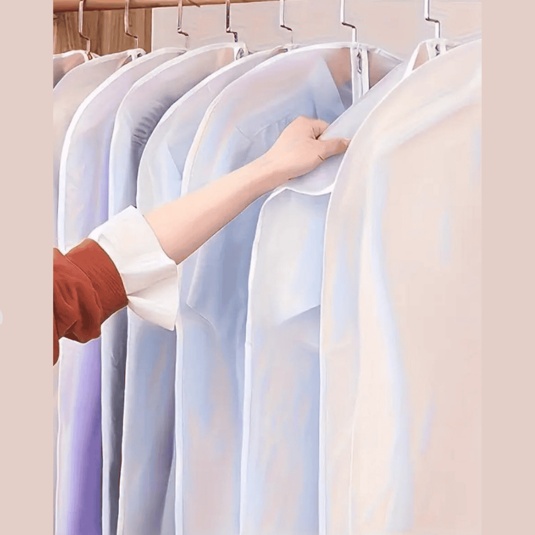 5pcs Garment Waterproof Dustproof Protector Organizer