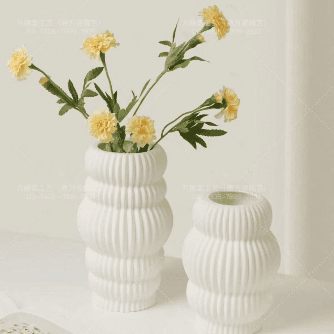 2-Piece Ceramic Vase Set
