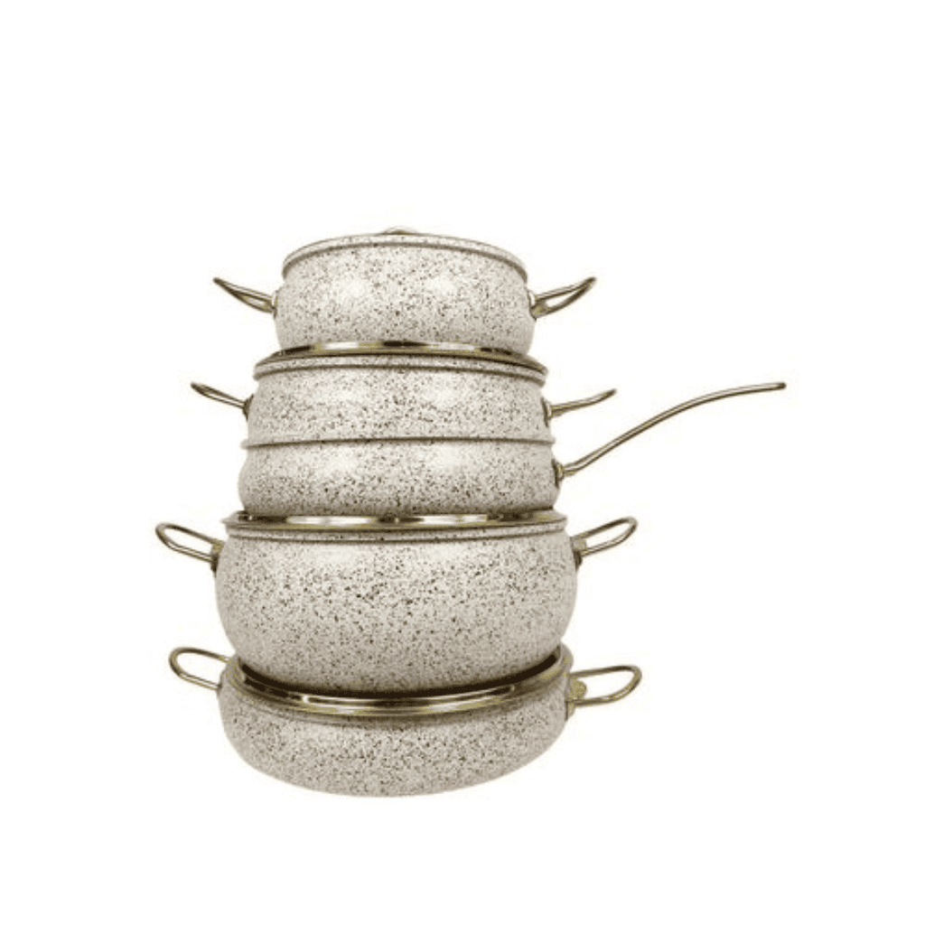 9PCS Granite Coating Kitchen Cookware Set