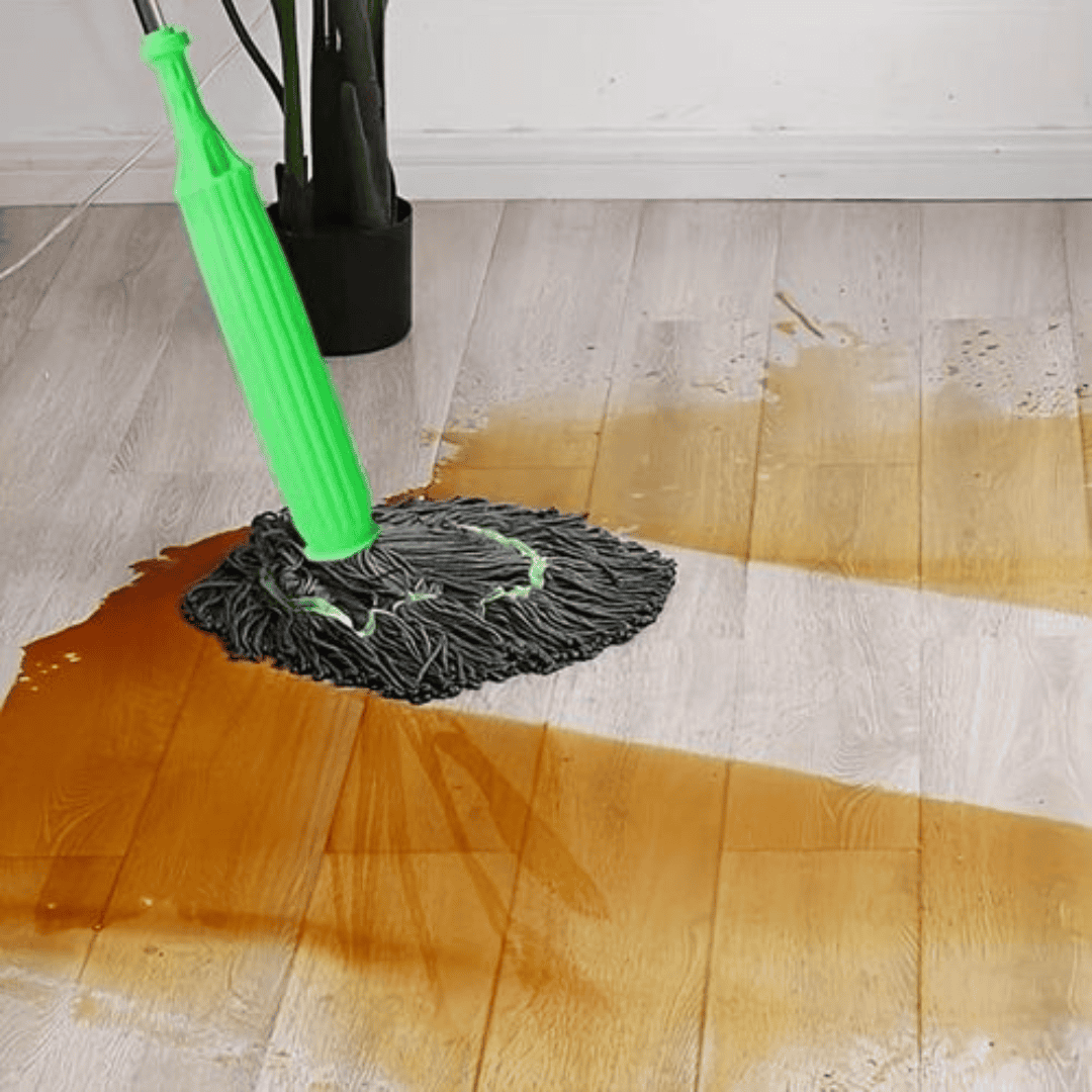 360 Rotating Self-Wringing Bamboo Twist Mop