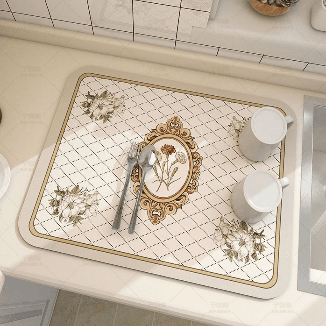 Absorbent Dish Drying Mat