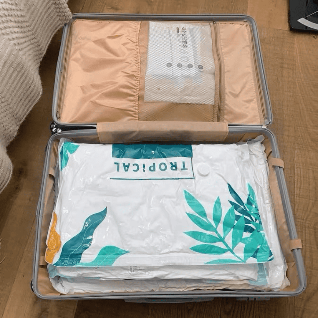 8pc Vacuum Compression Storage Bags with Electric Pump