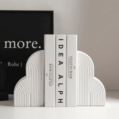 Arched Ceramic Bookend Holders