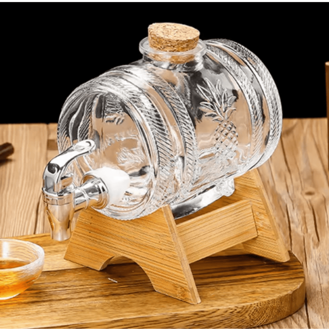 5L Wine Barrel Beverage Dispenser
