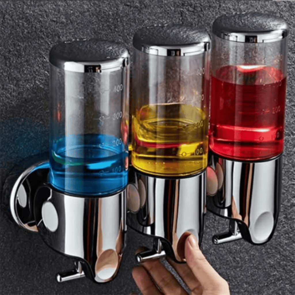 Wall-mounted Multi-Chamber Soap Dispenser