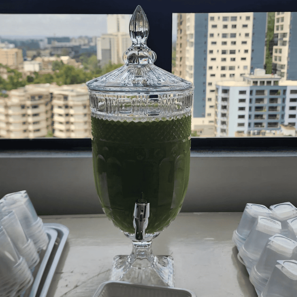 5LDD Glass Crystal Juice Dispenser