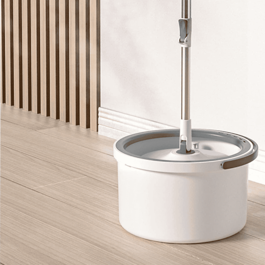 Hand-Free 360° Spin Mop with Bucket