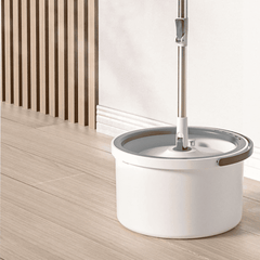 Hand-Free 360° Spin Mop with Bucket