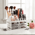 Transparent Acrylic Cosmetic Drawer Organizer