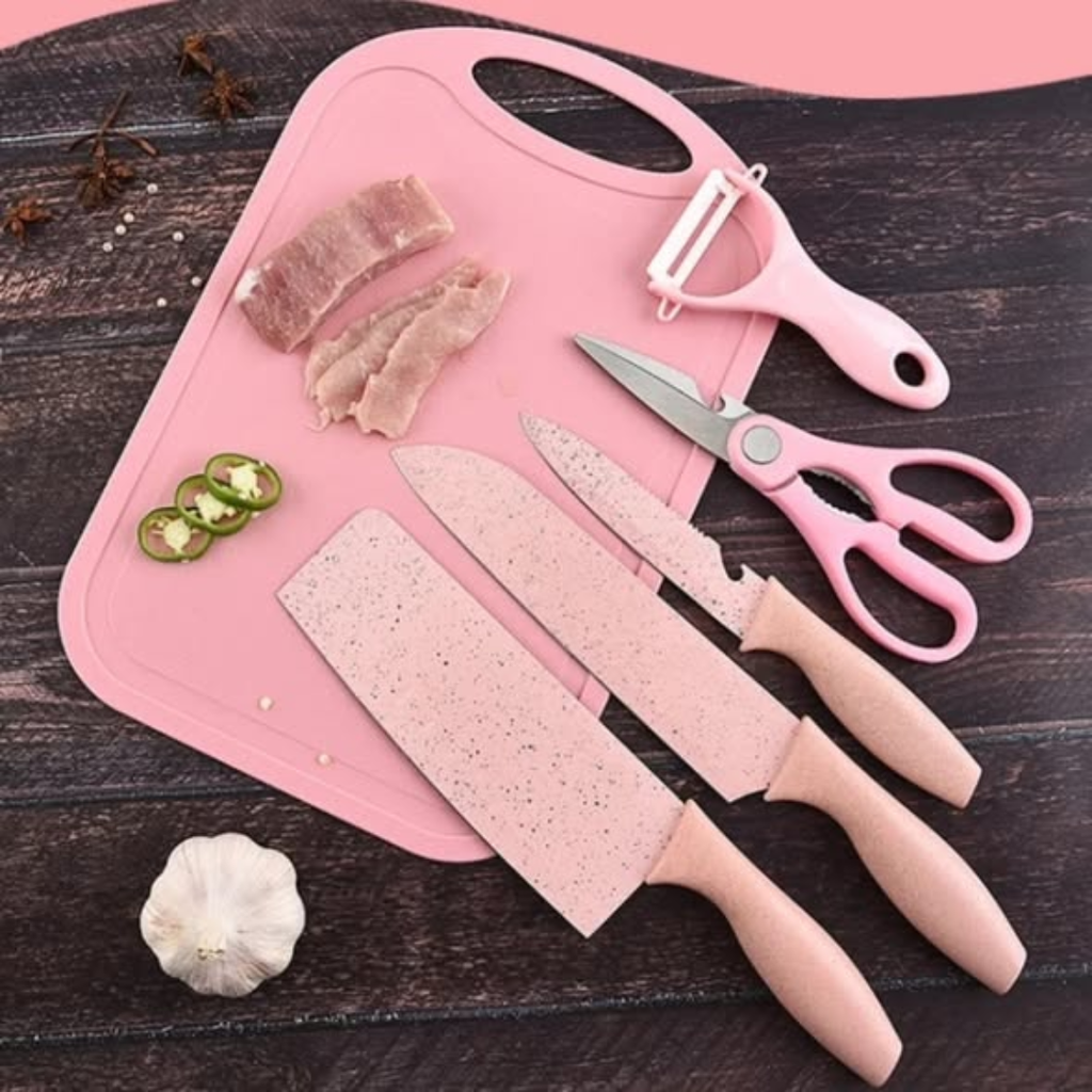 Knife Set with Chopping Board