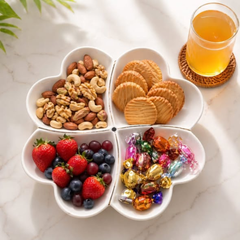Love Snack Partitioned Serving Tray