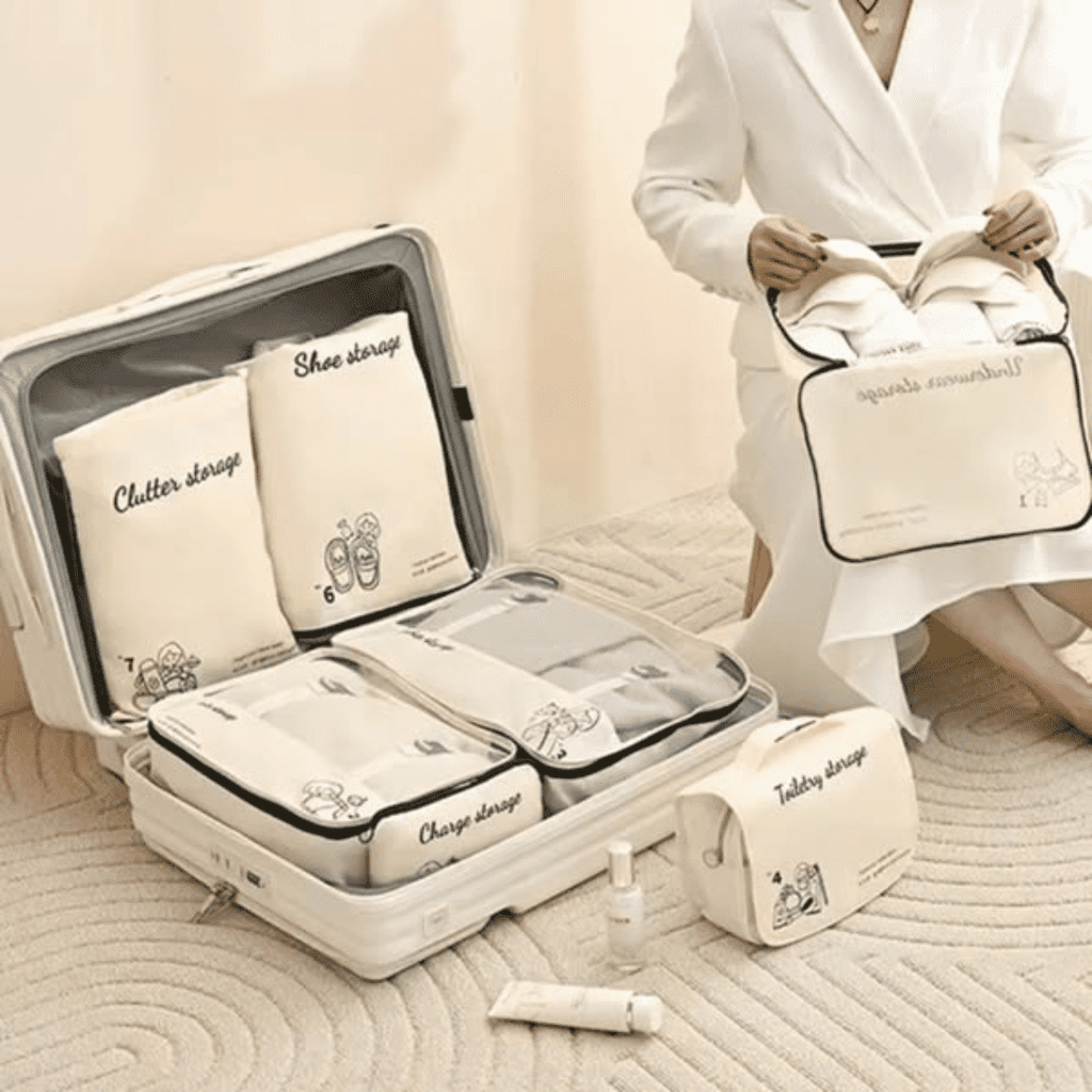 7Pcs Luggage Travel Organizers For Suitcase