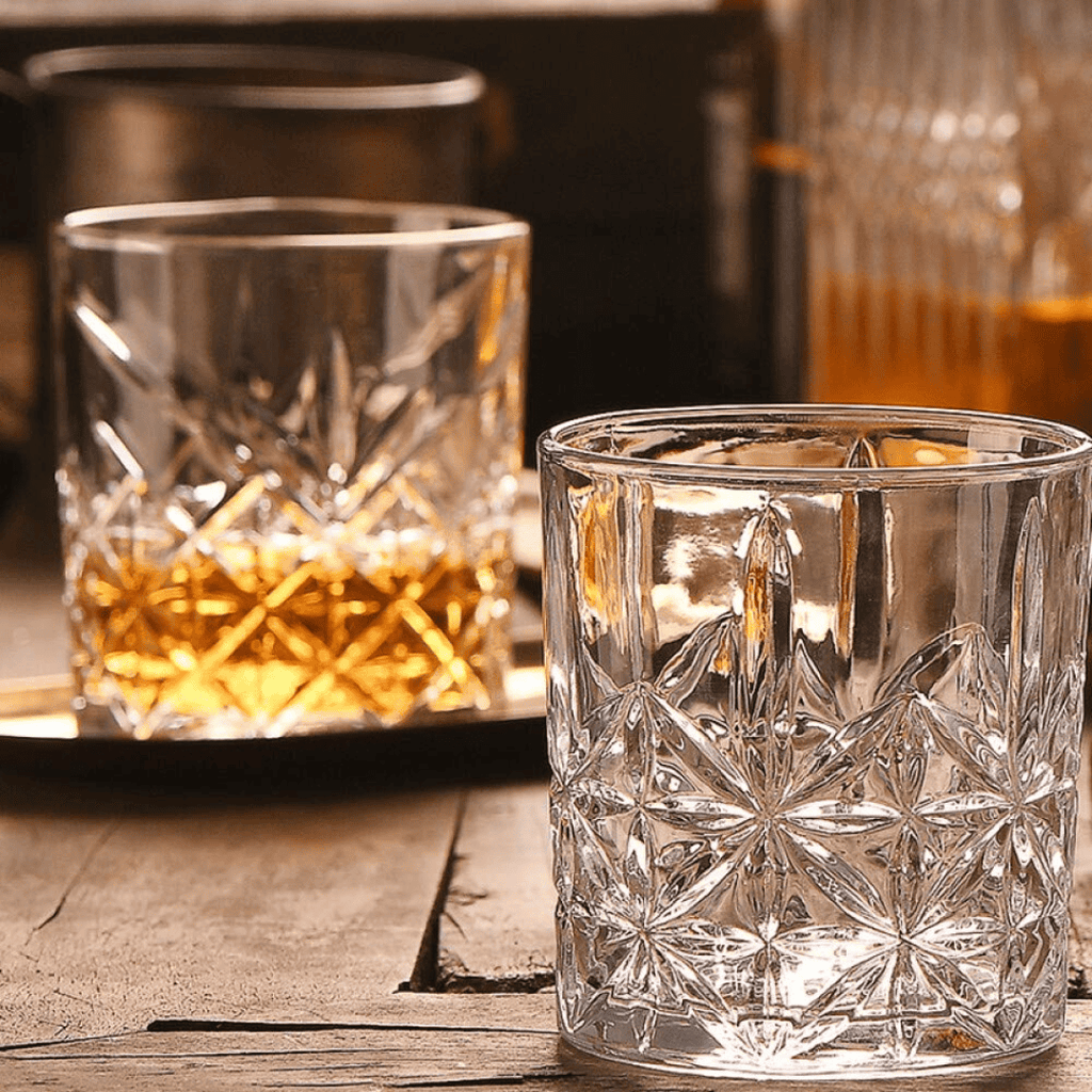 Set of 6 short glasses
