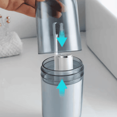 4 in 1 Cups Portable Large Capacity Travel Toothbrush Holder
