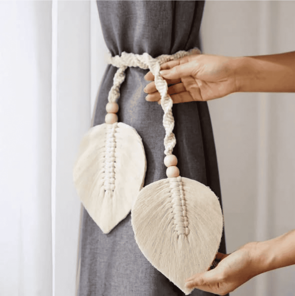 Leaf Curtains Tie with Straps
