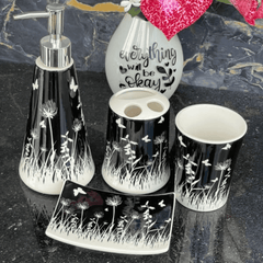 4 Pcs Bathroom Accessories Set