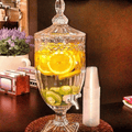 5LDD Glass Crystal Juice Dispenser