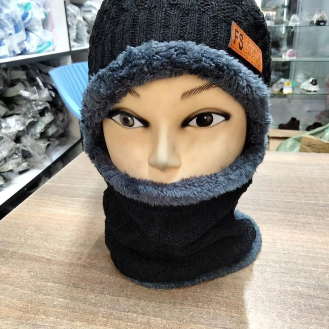 2-Piece Set Beanie + Scarf