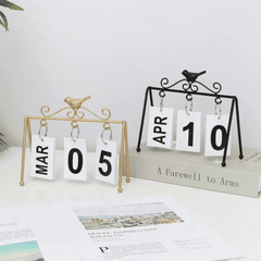 Flip Perpetual Calendar Decor