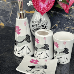 4 Pcs Bathroom Accessories Set