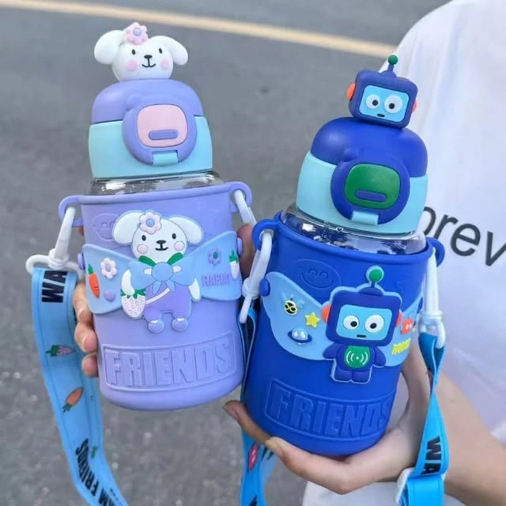 500ml Hot Cold Baby Bottle with Straw