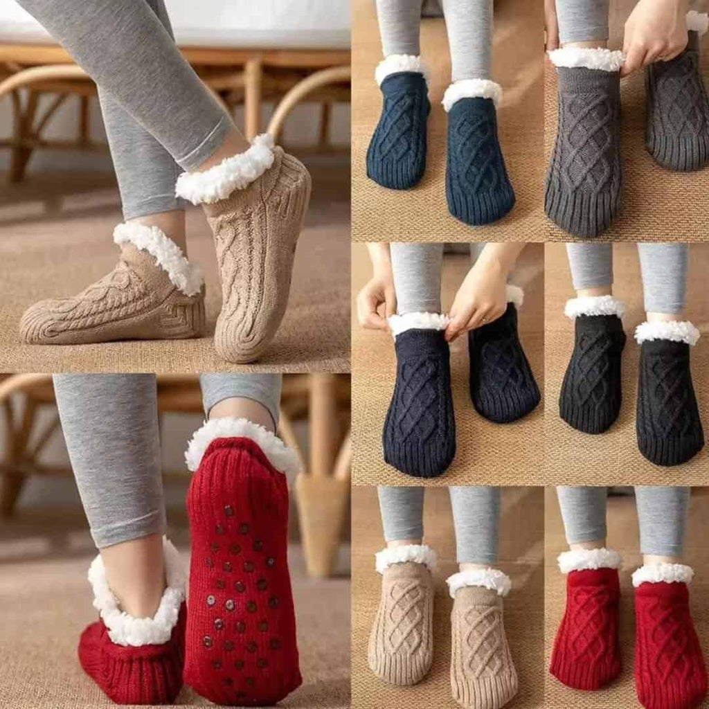 Fluffy Indoors Shoes Like Socks