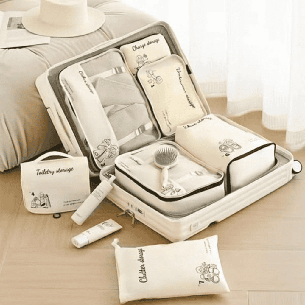 7Pcs Luggage Travel Organizers For Suitcase