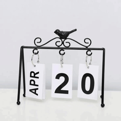 Flip Perpetual Calendar Decor