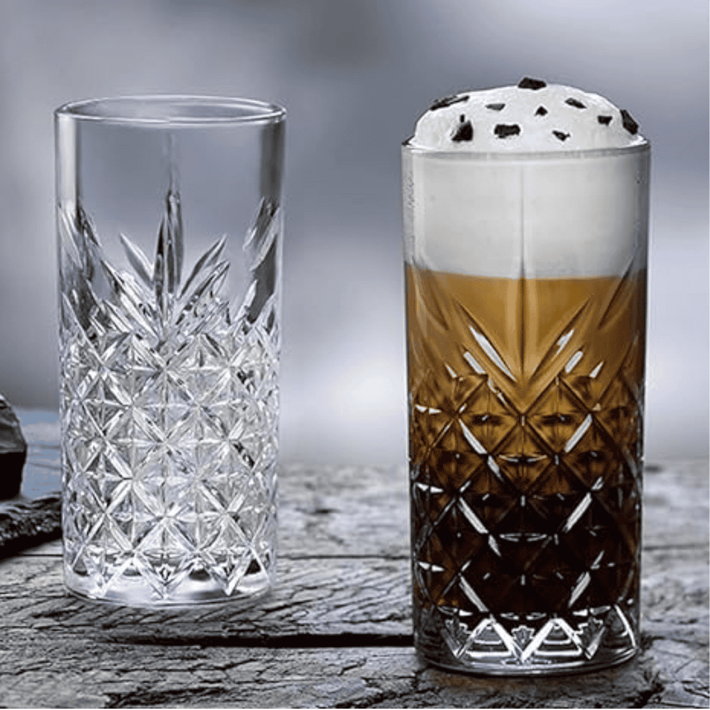 Set of 6 High Quality Long Glasses