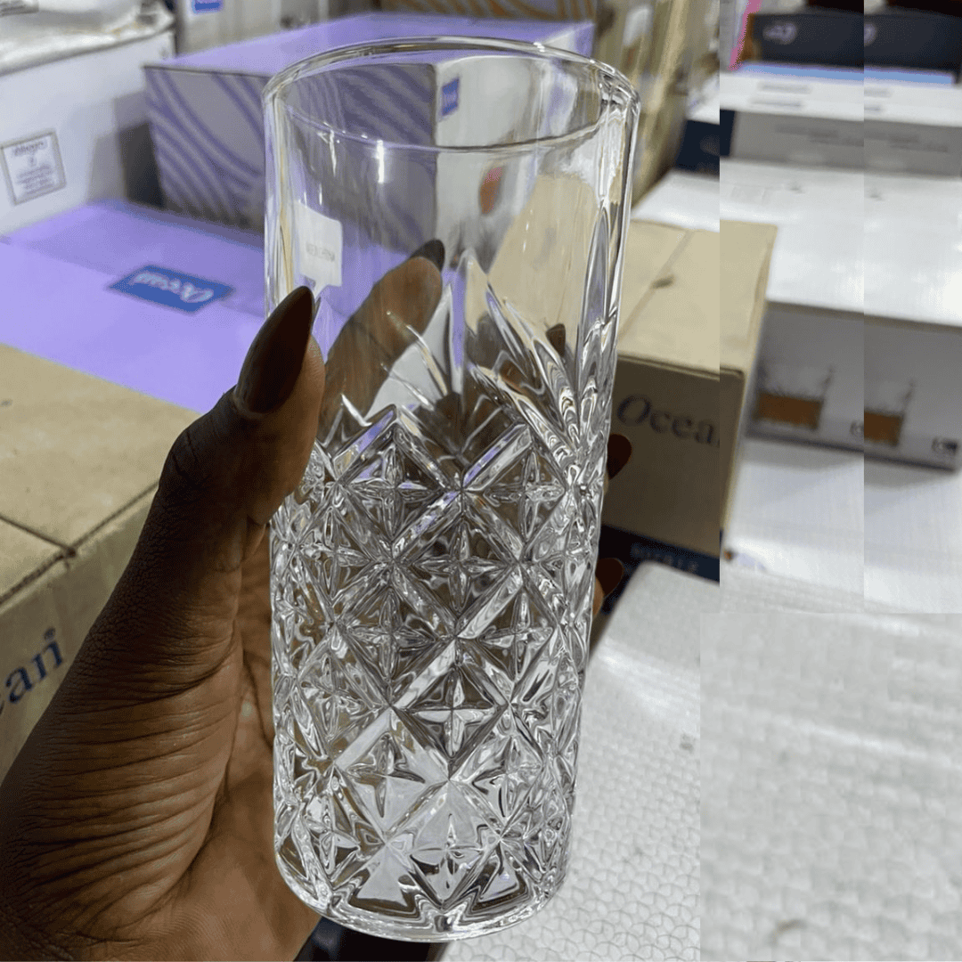 Set of 6 High Quality Long Glasses