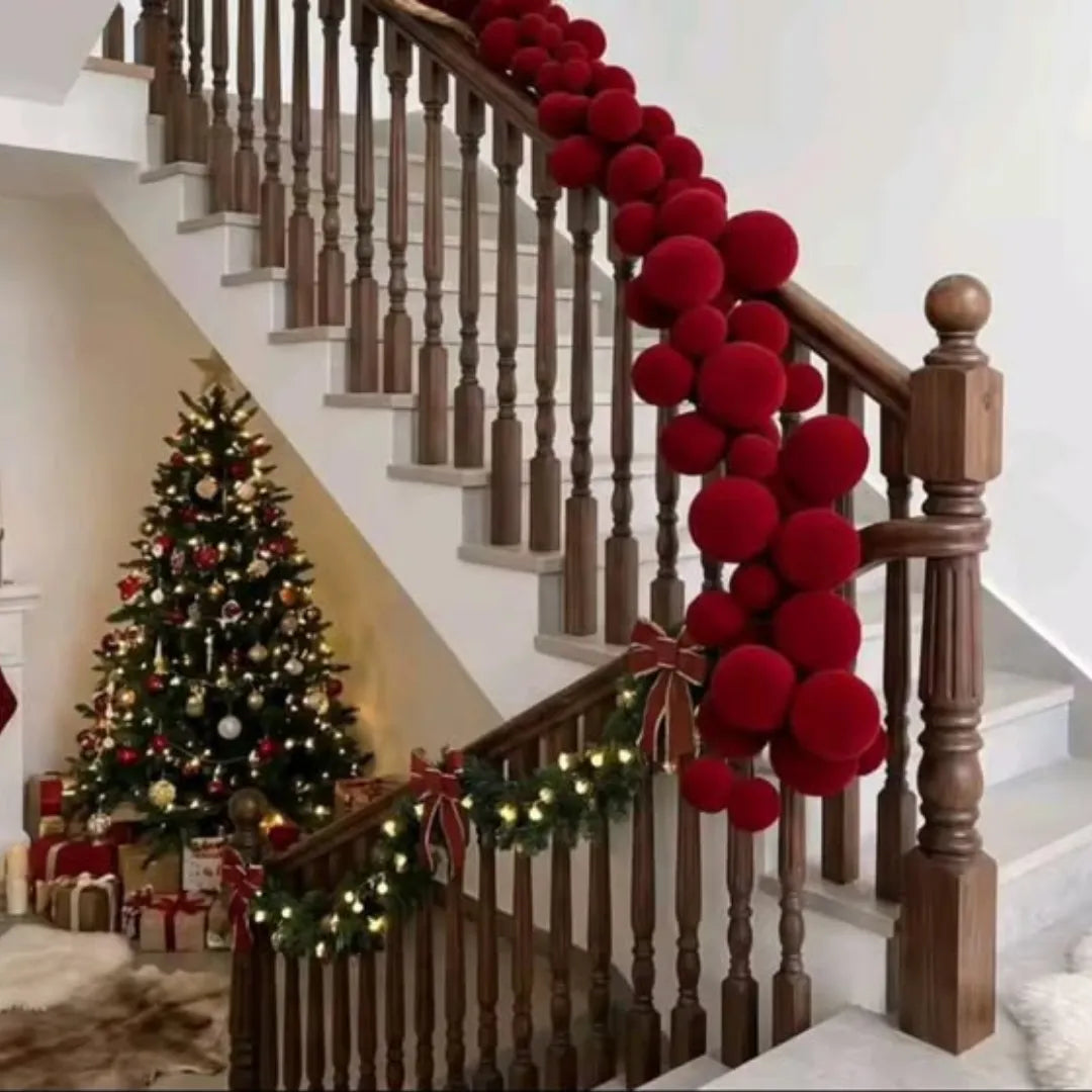 1.8M Christmas Ball Vine String