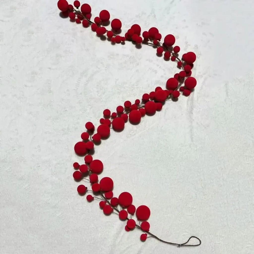 1.8M Christmas Ball Vine String
