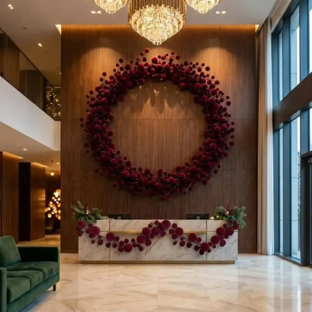 1.8M Christmas Ball Vine String