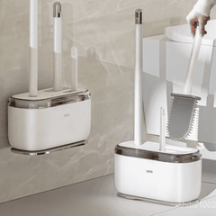5-in-1 Cleaning Toilet Brush Set with Drying Holder