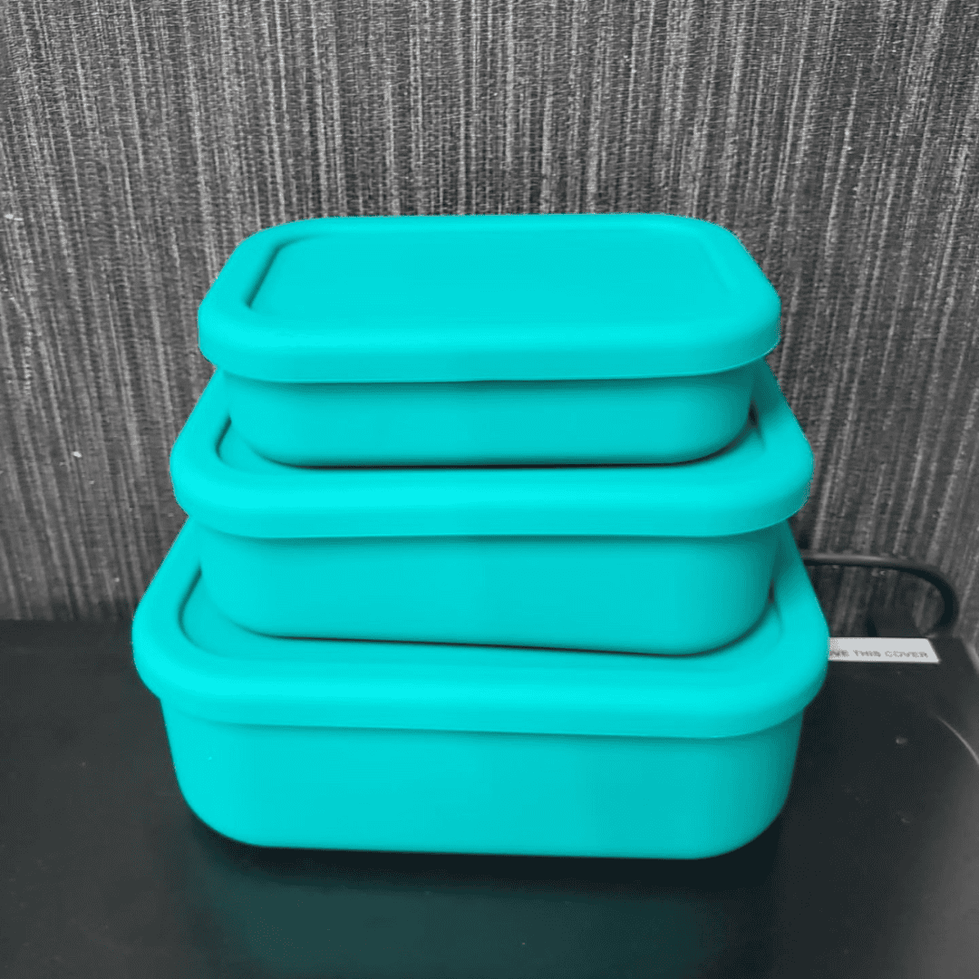 Leak-Proof and Food-Grade Silicone Lunch Box Set