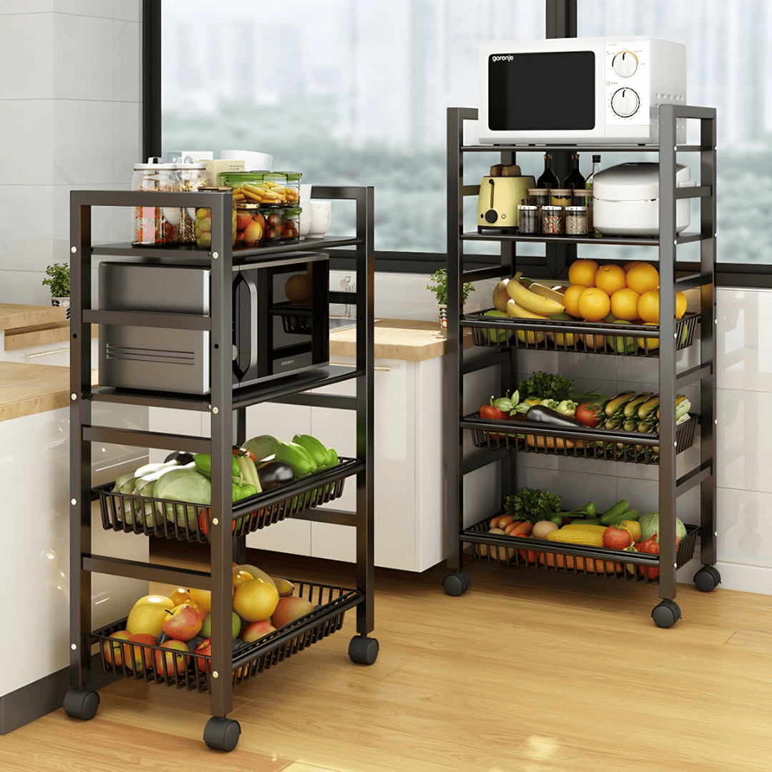 Metallic Kitchen Rack