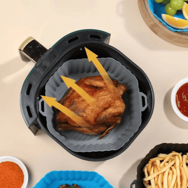 Square Silicone Air Fryer Liners