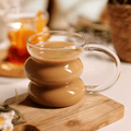 High Borosilicate Glass Cup with Handle