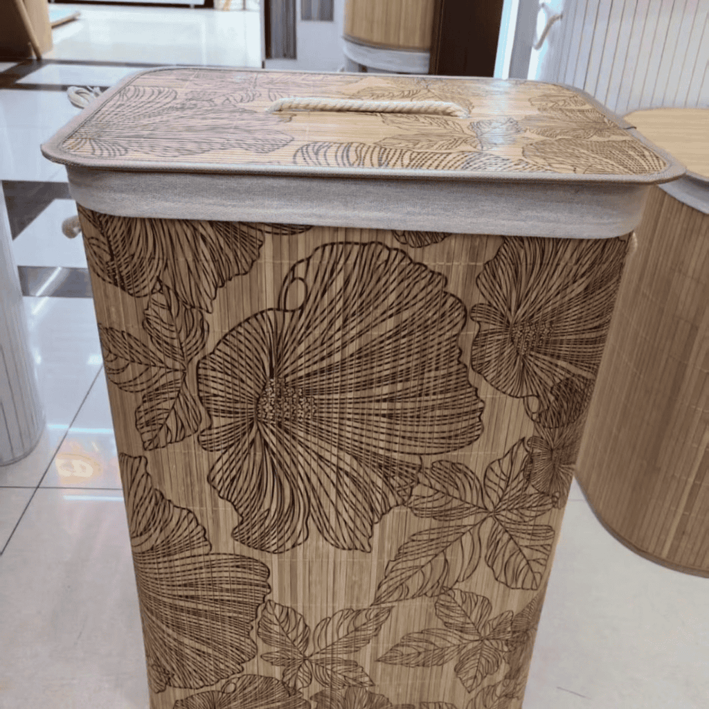 Foldable Bamboo Laundry Basket