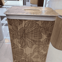 Foldable Bamboo Laundry Basket