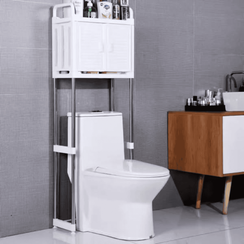Over The Toilet Storage Rack with Cabinet