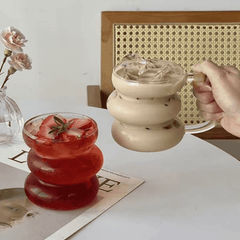 High Borosilicate Glass Cup with Handle