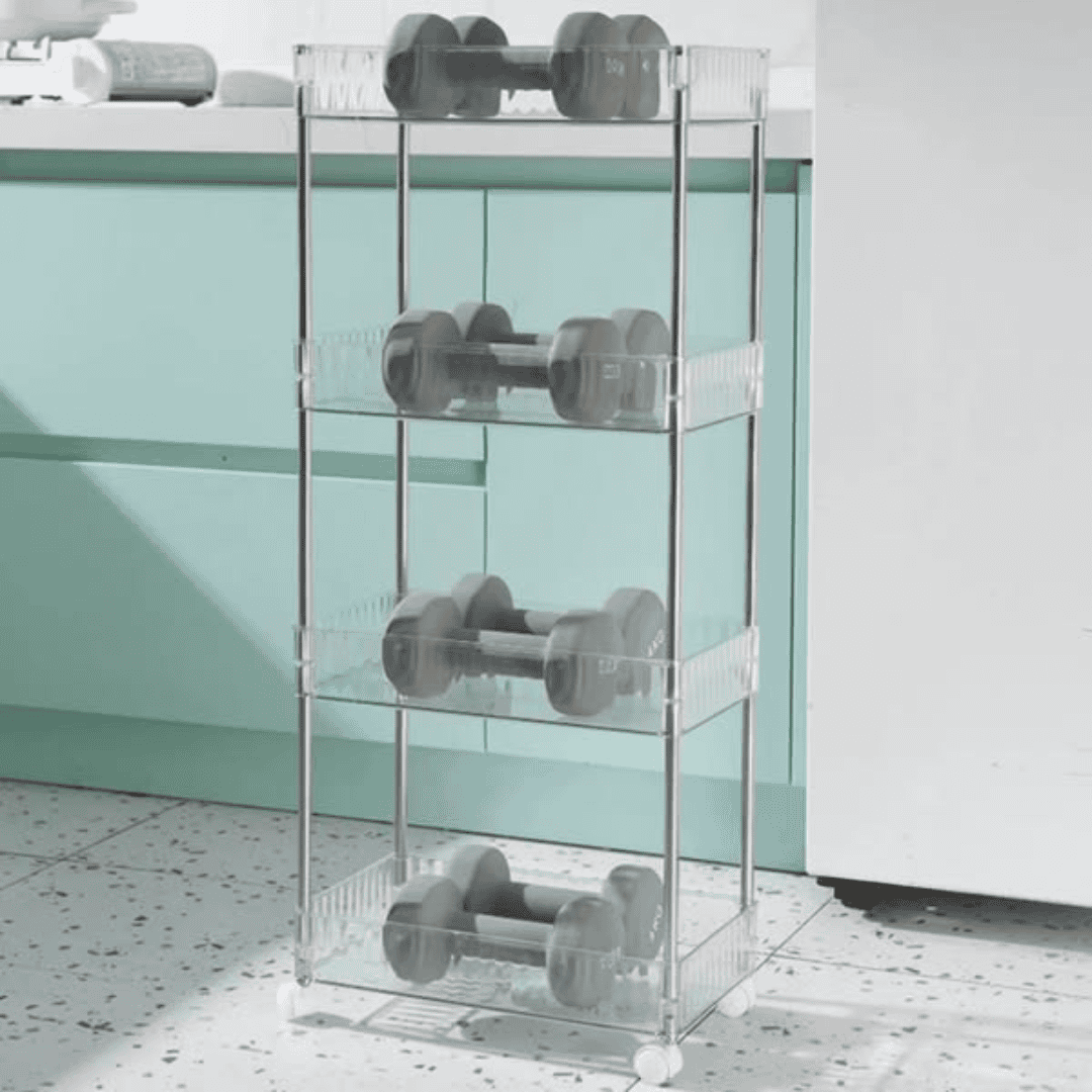 4-Layer Multipurpose Rolling Storage Rack