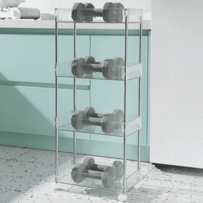 4-Layer Multipurpose Rolling Storage Rack