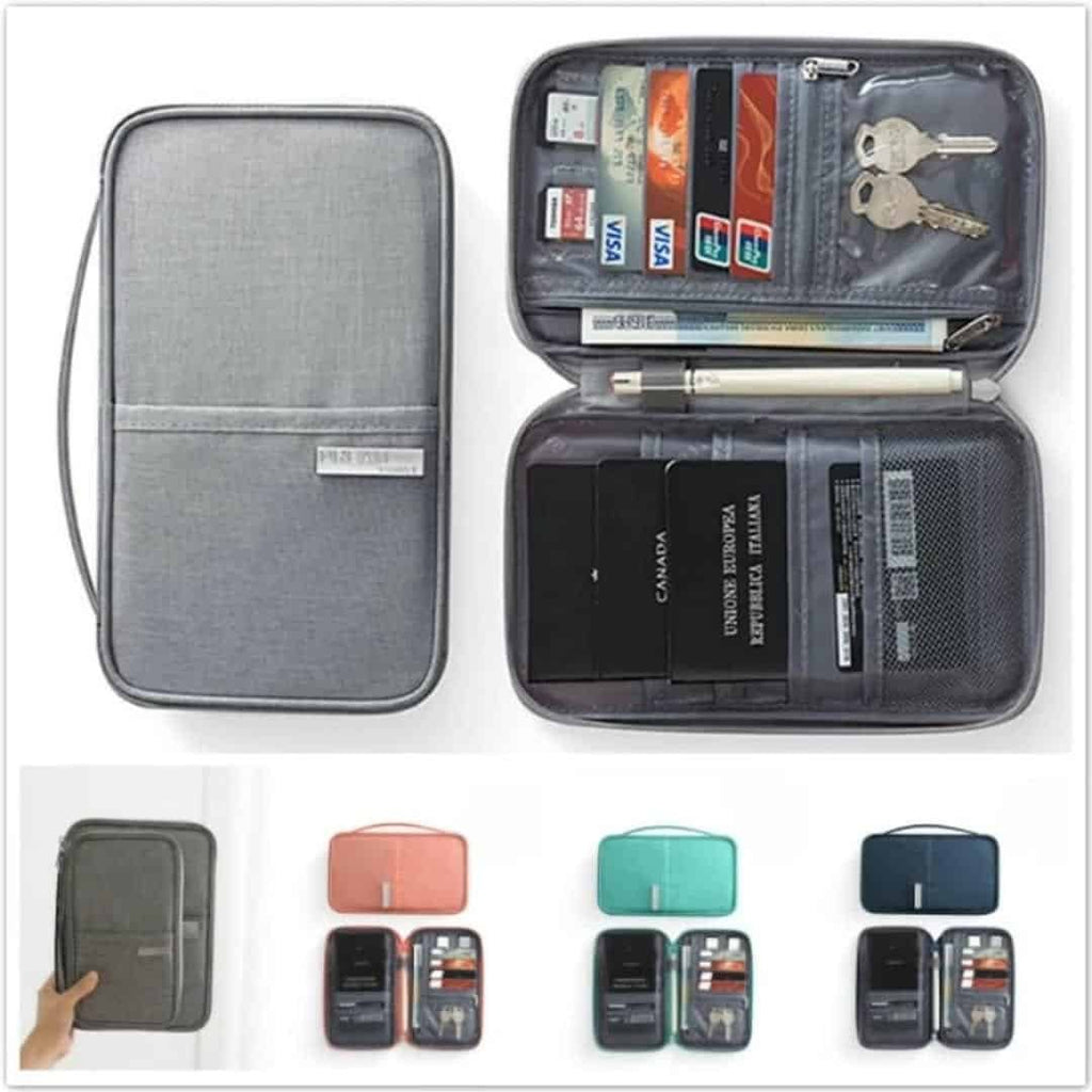 Multifunctional Travel Passport and Document Organizer