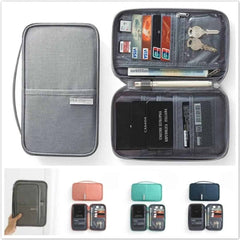Multifunctional Travel Passport and Document Organizer